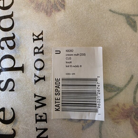 Kate Spade New York Knott Tulip Toss Floral Leather Crossbody Tote White NWT - Picture 8 of 16